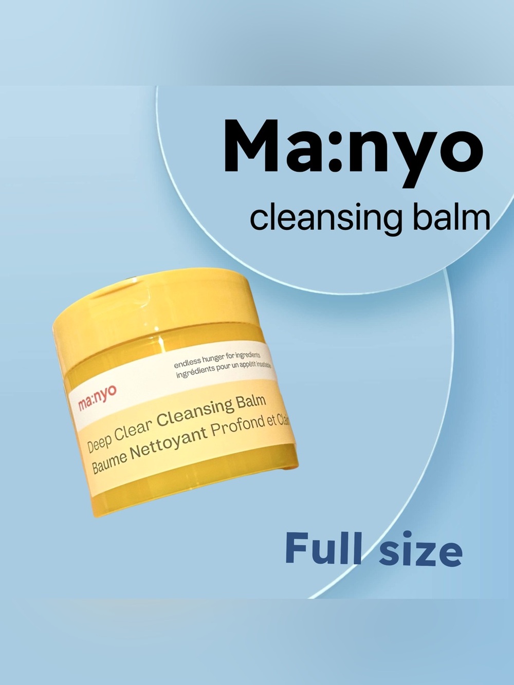 🇰🇷🆕NWOB MA:NYO | FULL | Evening essential Spa-melt Deep Clear Cleansing Balm